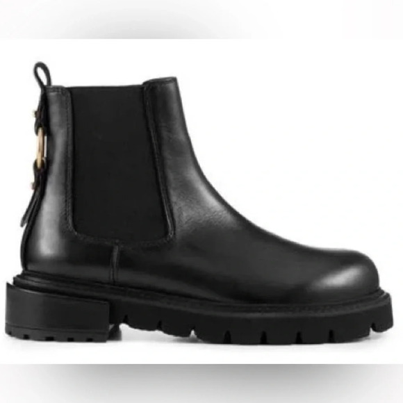 Frame le London Chelsea lug sole leather moto boot - Picture 6 of 11